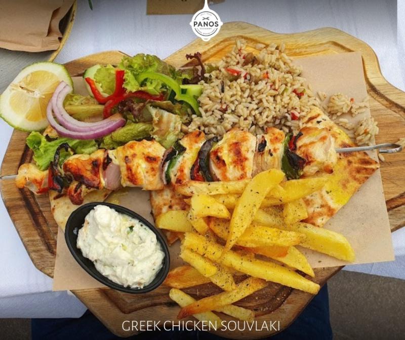 panos taverna restaurant laganas grill house food 